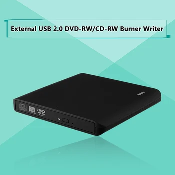 Išorės 8X USB 2.0 Portable DVD-RW/CD-RW įrašymo įrenginys Rašytojas Rewriter Optinių Diskų, CD, DVD DISKŲ Grotuvas, Nešiojamojo KOMPIUTERIO Darbalaukį