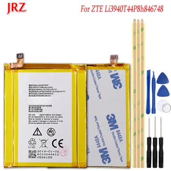 JRZ 3990mAhLi3940T44P8h846748 baterija ZTE Max XL/N9560/Max Blue LTE/Z986DL/Ašmenys Max 3/Z986 Baterijų Bateria su Įrankių Rinkinys