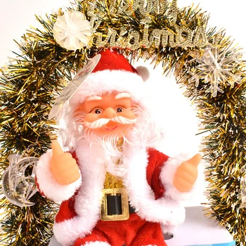 Kalėdos Apdailos naktį, Šviesos, Šviesos Muzika Kalėdų Senelio Lėlės Žaislą Dovanų Linksmų Kalėdų Dovana Draugui Baby Happy New Year 2021