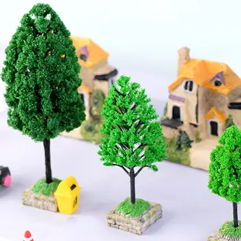 Karšto Mini Dirbtinių Augalų Medžio Modelį, Terariumai Kraštovaizdžio Smėlio Lentelė Bonsai Dekoro namuose Kabo netikrą Medį miniatiūriniai