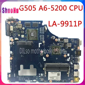 KEFU VAWGA/GB LA-9911P Plokštė A6-5200 CPU HD8570M/R5-M230 2G Lenovo G505 Plokštė DDR3 HM77 AMD Ideapad 2 Slots