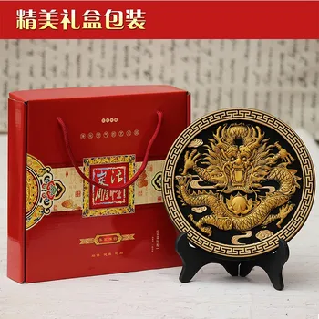 Kinijos užsienio verslo dovana --office home efektyvių Talismanas Apsaugos laimingas drakonas FENG SHUI MENO Skulptūra