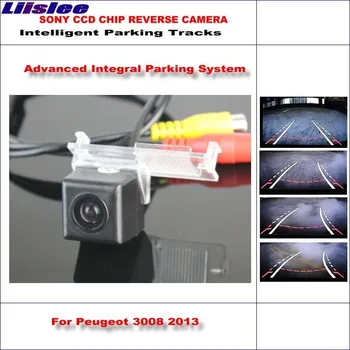 Liislee Dinaminis Orientavimo Galinio vaizdo Kamera Skirta Peugeot 3008 2013 / 580 TV Linijų HD 860 * 576 Pikselių Stovėjimo Intelligentized