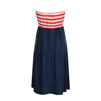 LONSANT Motinystės Suknelės Moterims Juostele Rankovių Vamzdis suknelė Nėštumo liepos 4-osios drabužiai moterims, minkštas kelio ilgio suknelė 2020 Naujas