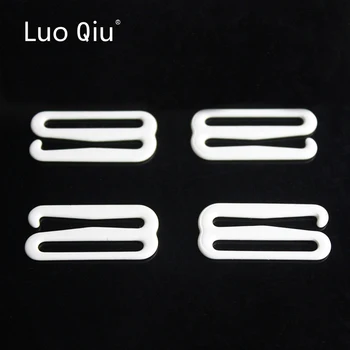 Luo Qiu diržo sagtis drabužis 100vnt/daug 20mm dažytos balta, tipas 9 metalo juosta Sagtys įrašus moteriškas apatinis Trikotažas Padarinių priedai 