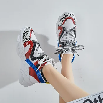 Lyderis Rodo, Tendencija Sneaker Moters, Lauko Gumos Moterų Sportbačiai Prekės Vaikščiojimo Batai Pavasario Zapatillas Mujer 2019 Batus Moteris