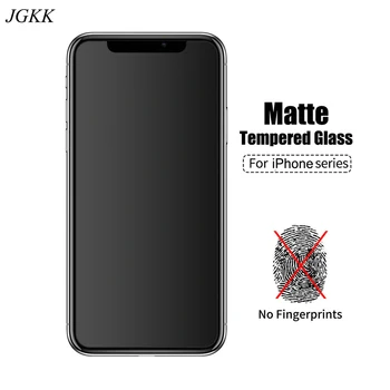 Matinis Matinis Grūdintas Stiklas iPhone 12 Pro Max Mini Pro 11 Max X XS Max XR Screen Protector, iPhone 6 7 8 Plius Priekiniai Filmas
