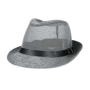 Mažas Top Hat Lino Šiaudų Skrybėlę Laisvalaikio Stiliaus Atspalvį, Kvėpuojantis Skrybėlę Lauko Kelionių Gegužinė Fotoaparatą, Galvos Apdaila