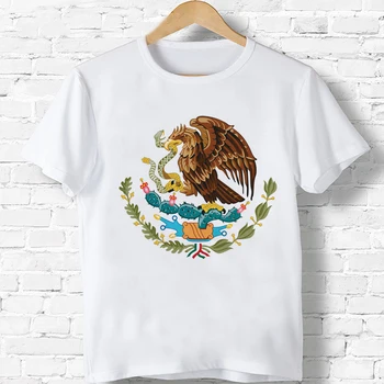 Meksikos Kailis Ginklų Berniukų/Mergaičių Streetwear Harajuku Estetinės Juokingas Vaikų Marškinėliai Vasaros Viršūnes Drabužiai