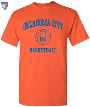 Mens Running T Shirts Oklahoma City Krepšinio Grafinis sporto SALĖ t shirt O Kaklo JAV Marškinėliai Fitneso Šukuotinės Medvilnės Skaitmeninis Spausdinimas Tee