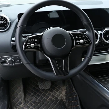 Mercedes Benz B GLB Klasės W247 X247 2019 2020 M. Anglies Pluošto ABS Vairo Rėmo Skydelio Apdaila Papuošti Lipdukai