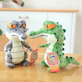 Mielas Pliušinis Krokodilas Įdaryti Žaislas Aligatorius Kaimanų Vaikų Švietimo Lėlė Laukinių Gyvūnų Dovana Berniukams