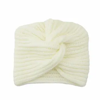 Moterys, Šiltos Žiemos Trikotažo Turbaną Beanies Kryžiaus Twist Wrap Cap Plaukų Beanie Skrybėlių Daugiaspalvis