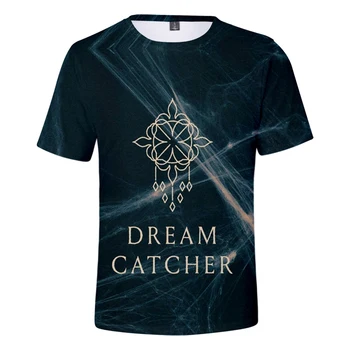 Naujas Atvykimo 3D Atspausdintas Dreamcatcher T-marškinėliai Vyrams/Moterims Mados Vasaros trumpomis Rankovėmis Tshirts Karšto Pardavimo Atsitiktinis Viršūnės