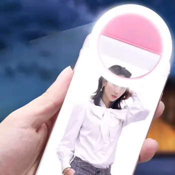 Naujas Selfie Šviesos Žiedas Led Lempa, Mobilusis Telefonas Objektyvas Universalus Selfie LED Lempos Žiedas 