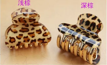 Nemokamas Pristatymas Aukštos Kokybės 4cm leopard moterų Plaukų Įrašą haip Nagai moterims 10pieces/daug