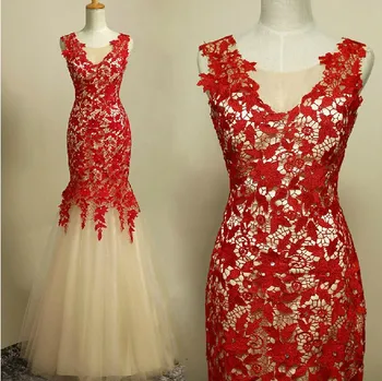 Nemokamas pristatymas chalatas de soiree Pigūs 2019 naujas mados nuotakos suknelė vestido de festa longo undinė nėrinių Oficialų bridesmaid dresses