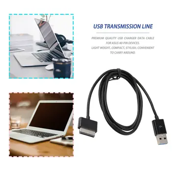 Nešiojamas Įkroviklis USB Duomenų Kabeliu Paramos Duomenų Sinchronizavimas Asus Eee Pad Transformer TF101 TF201 Tablet Įkrovimo Kabelis Standartinis ONLENY