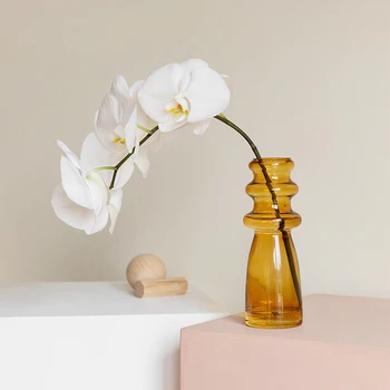 O. RoseLif Stiklo Vaza Vestuvėms Įvykių Dekoravimo Priemonės Gėlės Office Namų Dekoro, Dekoratyvinis Gėlių Vazos