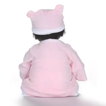 OCDAY Modeliavimas Kūdikių Minkšto Silikono Lėlės Mielas Tikroviška netoksiškas viso Kūno Naujagimių Lėlės Auklėjimas Žaislas Vaikams Partneris 40cm