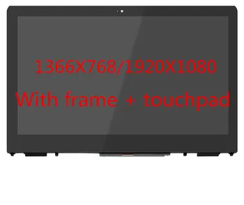 Originalus 13.3 HP Pavilion X360 13-U 13 u002n LCD jutiklinis ekranas komplektuojami su rėmo 1366 * 768 1920 * 1080touch STIKLO 30pin