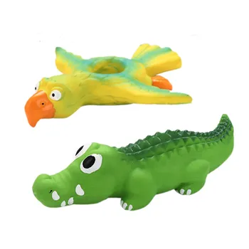 Paukščių Krokodilas Latekso Kramtyti Šuns Žaislas Gyvūnų Augintinių Girgždėti Žaislai