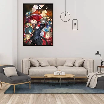 Persona 5 Royal Yoshizawa Kasumi Phantom Vagis, Anime, Manga Sienos Plakatas Pažymėkite Namų Miegamąjį Kambarį Apdaila