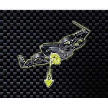 PLAYMOBIL slaptieji agentai Mega Drone, juodos Spalvos (9253)