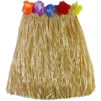 Ponios Suknelė Iki Švenčių & Šaliai Tiekia 9 Spalvų 1PC Plastiko Pluoštas Moterų Žolės Sijonai Hula Sijonas Havajų kostiumai 40CM