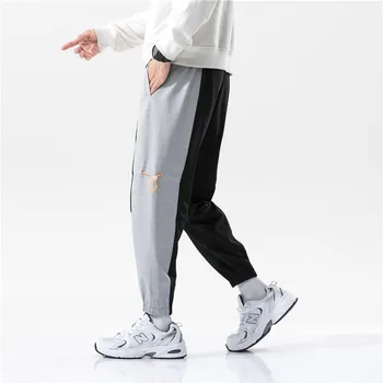 SingleRoad Mens Sweatpants Poilsiu Vyrų 2020 Kratinys Hip-Hop Harajuku Japonijos Streetwear Kelnės Korėjos Haremo Kelnės Vyrams