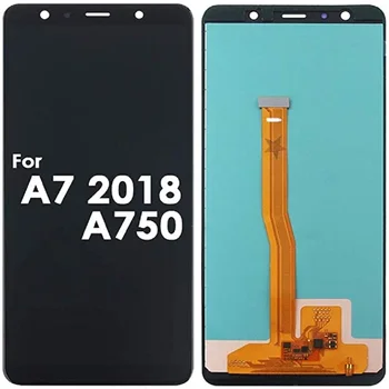Super Incell Samsung Galaxy A7 2018 A750 SM-A750F LCD Ekranas su Jutikliniu Ekranu, skaitmeninis keitiklis Surinkimo Samsung LCD A750
