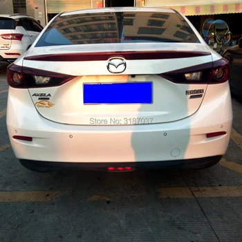 Už Mazda 3 Axela m. m. 2016 m. 2017 Automobilių Uodega Sparno ABS Plastiko Galinis Stogo Aptakas Sparno Kamieno Lūpų Įkrovos Padengti Automobilio Stiliaus