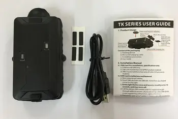 Vandens įrodymas Wifi GPS Tracker TK05 su Super Magnetiniai Transporto priemonės su SD kortelės lizdas