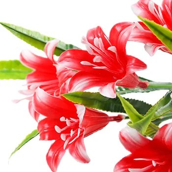 Vazoninių Augalų Dirbtinio Plastiko Lily Modeliavimas Gėlės Foto Rekvizitai Namų Dekoro Kambarį Sodas Vestuvių Dekoravimas Netikrą Gėlių
