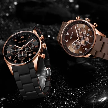 Vyrai Žiūrėti Prabanga EZOPO Kvarcinis Laikrodis Mados Vyrų Laikrodis atsparus Vandeniui Dizaineris Rankiniai Laikrodžiai Unikalus Mens Vyrų Laikrodis Laiką 2020 m.
