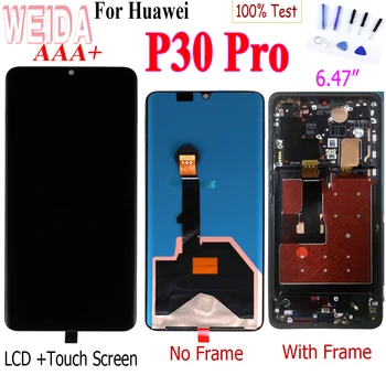 WEIDA LCD Huawei 30 Pro LCD Ekranas Jutiklinis Ekranas skaitmeninis keitiklis Asamblėjos 30 Pro VOG-L04 L09 29 LCD Pakeitimo Įrankiais