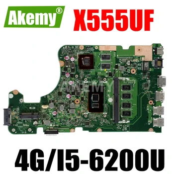 X555UF 4G/I5-6200U GT920M Už Asus X555UQ X555UF X555UJ X555UB Mainboard Plokštė 90NB0AX0-R01100