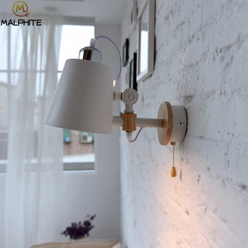 Šiaurės sienų apšvietimo modernios LED Pramonės sienos lempos koridoriaus Balkono kambarį Viršutiniame mažesnis reguliavimas lempų cokoliai apšvietimas šviestuvai