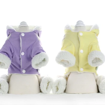 Žiemos Medvilnės Pižamas Jumpsuit Šunų Drabužius Pyjama Mažų Šunų Kostiumų Pet Drabužiai, naktiniai marškiniai, pižamos Perro keturkojo Augintinio Produktus