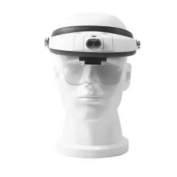 1.0-6.0 X Didinamojo Stiklo ABS Akrilo Objektyvas Galvos montuojamas didinamasis stiklas Skaitymo Įrankis, skirtas Namų Papuošalai Remonto Reikmenys