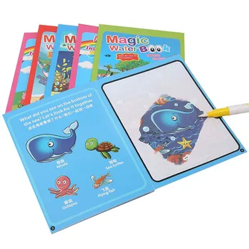 10 Rūšių Montessori Žaislai Stebuklinga Knyga Vandens Piešimo Daugkartinio Naudojimo Spalvinimo Pen Tapybos, Piešimo Lenta Vaikams, Žaislai, Gimtadienio Dovanos