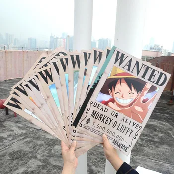 10 vnt./ nustatyti, Anime One Piece Plakatas Populiarus Klasikinis Japonų Anime Namų Dekoro Padengtas Popierius Plakato Nuotrauką Spausdinti, Sienų Dekoras