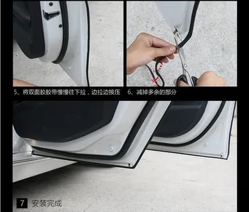 10M Automobilių Optikos Automobilių Durys, apsaugos gumos juostelės DACIA klavišą 