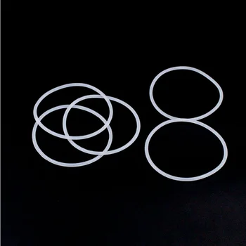 10pc Balta Silikono O Žiedo Tarpiklis CS 3.5 mm OD 12~ 85mm Maisto kokybės silikono žiedai o-žiedai, gumos žiedas tarpikliai