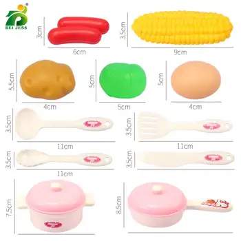 16Pcs Mergina Apsimesti žaisti Miniatiūrinės Maisto Virimo Daržovių Mielas Švietimo Virtuvės Žaislas Vaikams BEI ANTANINA