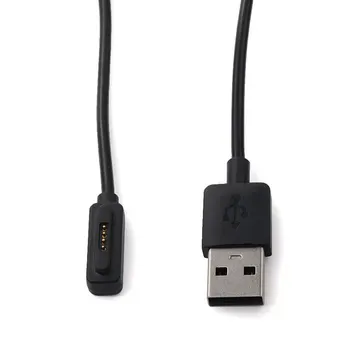 1m Įkrovimo Kabelis Magnetinio Kelionės Juoda Greitai, Saugiai Smart Žiūrėti Namuose Patogu 5v Patvarus USB Portable Už ASUS ZenWatch 2