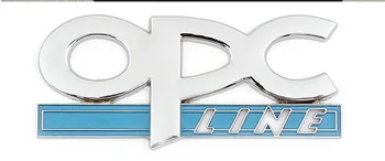 1pcs 3D metalo OPC LINE automobilių etiketės uodega, lipdukai, emblemos Ženklelis automobilių optikos už Buick Encore 