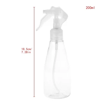 200ML Nešiojamų Plastikinis Purškimo Butelis, Skaidrus Makiažas Drėgmės Purkštukai Puodą Augalų Žiedų Vandens Purkštuvas