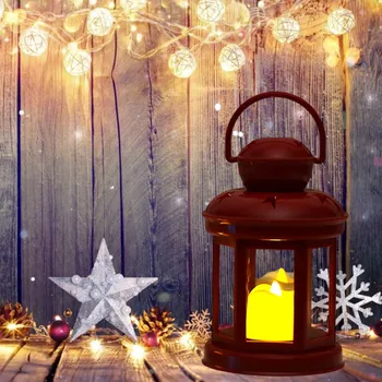 2020 Elektroninių Candle Lantern Kalėdinė Dekoracija Dovanos, Led Apšvietimas, Atostogų Apdailos Kalėdų Dekoracijas Namams 2020 M.