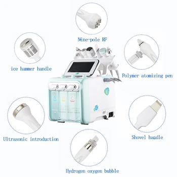 2020 karšto pardavimo h2 o2 mažas burbulas hydrafacial mašina deguonies srove pilingas odos valymo mašina anti-senėjimo balinimo prietaisas